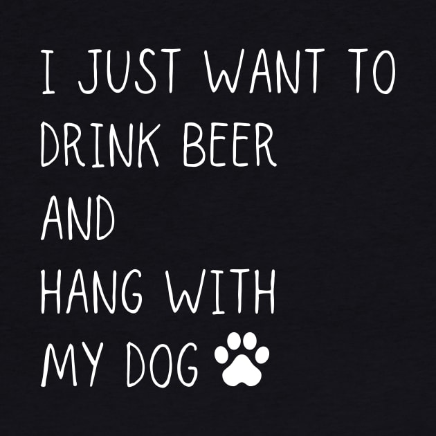 I just want to drink beer and hang with my dog by Siddhi_Zedmiu